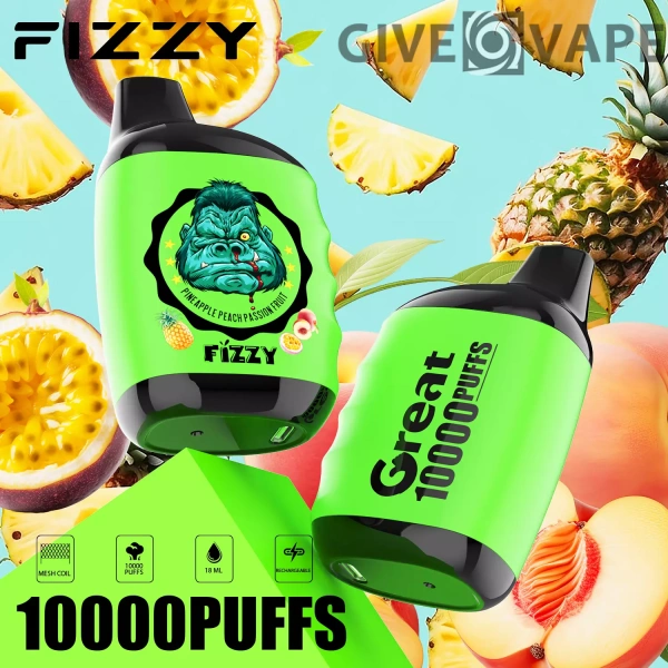 Fizzy Great 10000 Puffs 2% 5% Nikotinarm, wiederaufladbar, Einweg-Vapes, Pen, Großpackung, Großhandel kaufen – GiveVape – 4