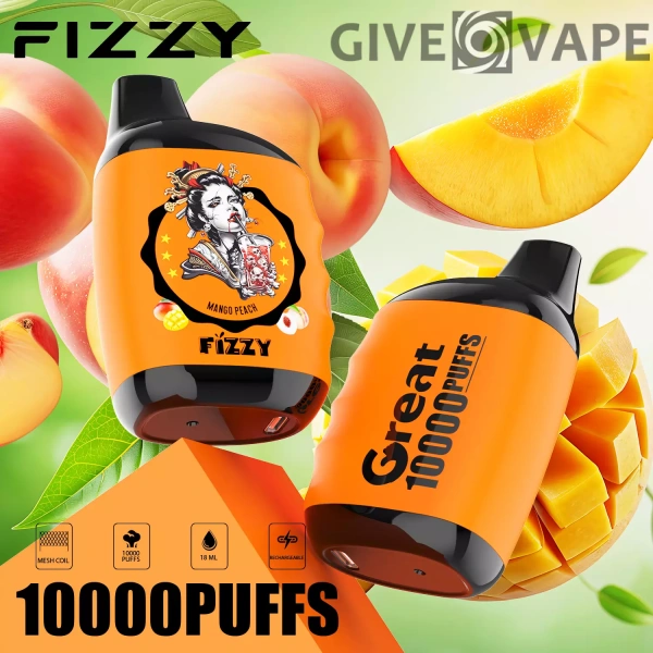Fizzy Great 10000 Puffs 2% 5% Nikotinarm, wiederaufladbar, Einweg-Vapes, Pen, Großpackung, Großhandel kaufen – GiveVape – 7