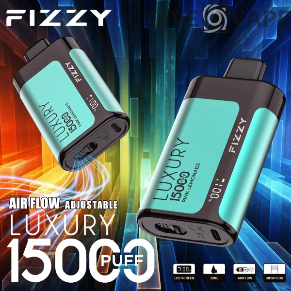 Fizzy Luxury 15000 Puffs 2% 5% Nikotinarm, wiederaufladbar, Einweg-Vapes, Pen, Großpackung, Großhandel kaufen – GiveVape – 3