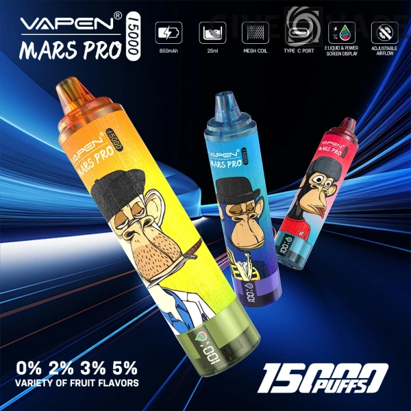 VAPEN Mrs Pro 15000 Puffs 2% Nikotinarm, wiederaufladbar, Einweg-Vapes, Pen, Großpackung, Großhandel kaufen – GiveVape – 1