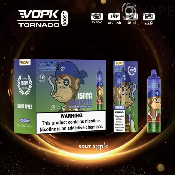 VOPK Tornado 15000 Puffs 0% 2% 3% 5% Nikotinarm, wiederaufladbar, Einweg-Vapes, Pen, Großpackung, Großhandel kaufen – GiveVape – 5