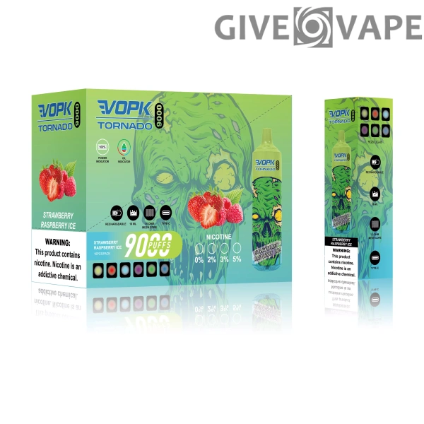 VOPK Tornado 9000 Puffs 0% 2% 3% 5% Nikotinarm, wiederaufladbar, Einweg-Vapes, Pen, Großpackung, Großhandel kaufen – GiveVape – 6