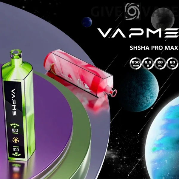 Vapme Shisha Pro Max 20000 Züge 2% Nikotinarm, LED-Anzeige, wiederaufladbar, Einweg-Vapes, Stift, Großpackung, Großhandel kaufen – GiveVape – 1
