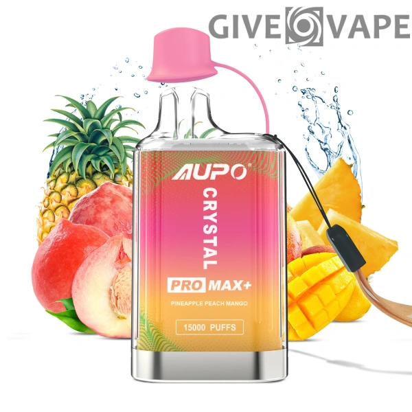 AUPO 15000 Puffs PRO MAX Crystal Dual Mesh 2% Nikotinarm, wiederaufladbar, Einweg-Vapes, Pen, Großpackung, Großhandel kaufen – GiveVape – 10