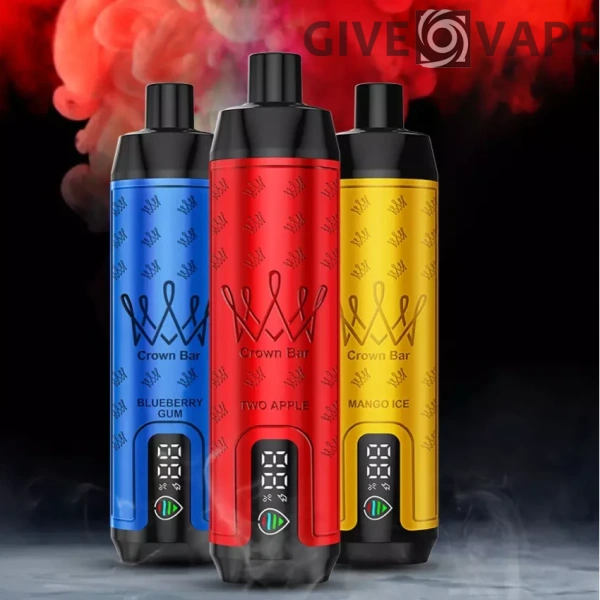 Al Fakhar Crown Bar 15000 Puffs DTL LED Display 2% Nikotinarm, wiederaufladbar, Einweg-Vapes, Pen, Großpackung, Großhandel kaufen – GiveVape – 1