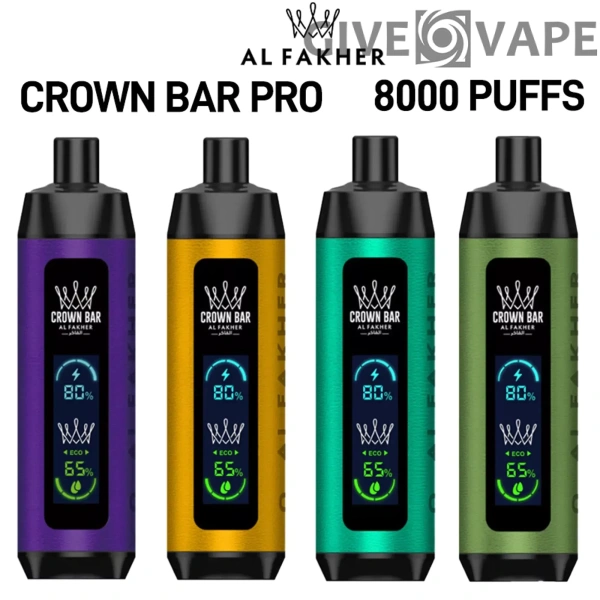 Al Fakher Crown Bar Big Cloud 8000 Pro Dual Mode Vollbild Nikotinarm, wiederaufladbar, Einweg-Vapes, Pen, Großkauf, Großhandel – Europäischer Lagerbestand – GiveVape – 13
