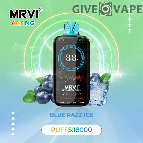 MRVI Arting 18000 Puffs Dual Mesh Vollbild-Display 2% 5% Nikotinarm, wiederaufladbar, Einweg-Vapes, Pen, Großpackung, Großhandel kaufen – GiveVape – 6