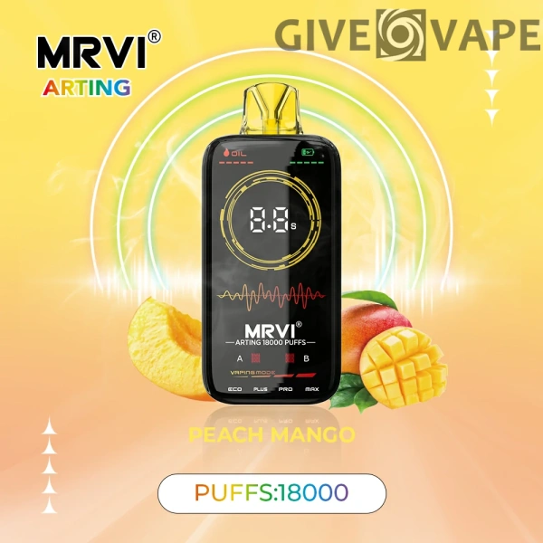 MRVI Arting 18000 Puffs Dual Mesh Vollbild-Display 2% 5% Nikotinarm, wiederaufladbar, Einweg-Vapes, Pen, Großpackung, Großhandel kaufen – GiveVape – 8