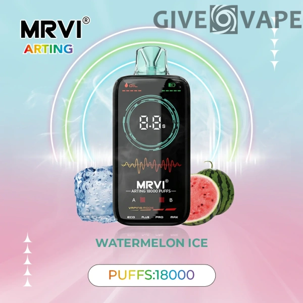 MRVI Arting 18000 Puffs Dual Mesh Vollbild-Display 2% 5% Nikotinarm, wiederaufladbar, Einweg-Vapes, Pen, Großpackung, Großhandel kaufen – GiveVape – 9