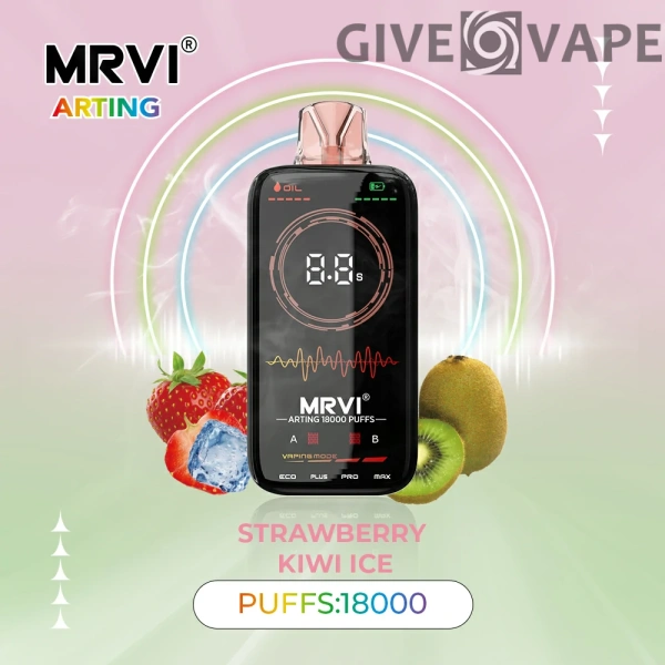 MRVI Arting 18000 Puffs Dual Mesh Vollbild-Display 2% 5% Nikotinarm, wiederaufladbar, Einweg-Vapes, Pen, Großpackung, Großhandel kaufen – GiveVape – 10