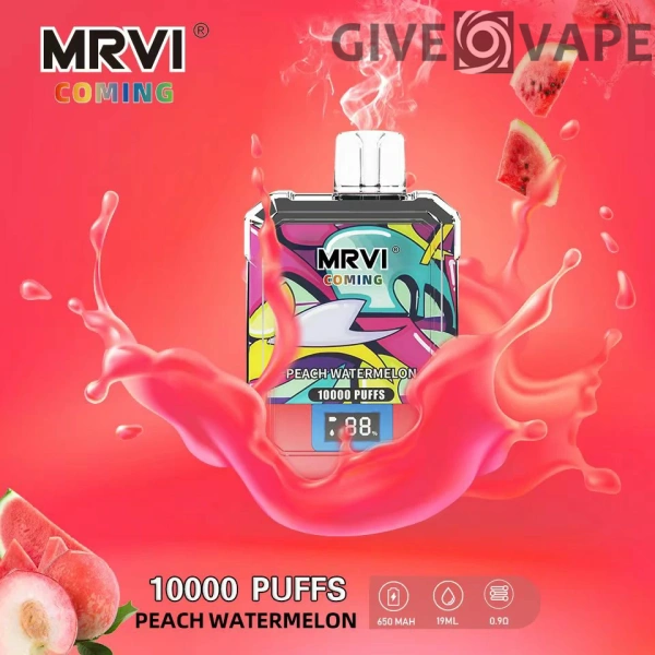 MRVI Coming 10000 Puffs Digital Screen 2% 3% 5% Low Nicotine Wiederaufladbare Einweg-Vapes Pen Bulk Buy Wholesale - GiveVape - 2