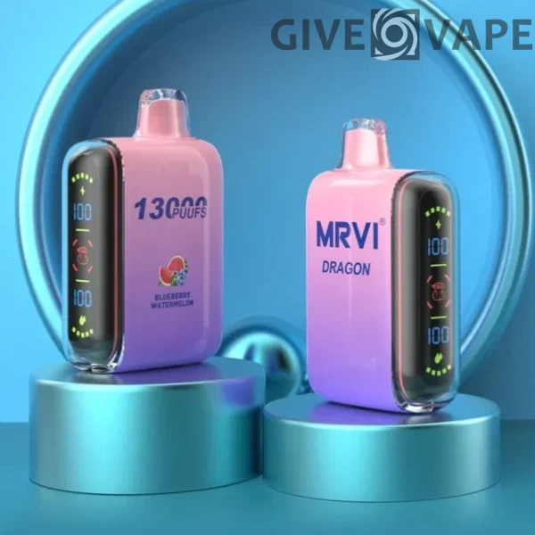 MRVI Dragon 13000 Puffs Dual Mesh Digital Screen 2% 5% Nikotinarm, wiederaufladbar, Einweg-Vapes, Pen, Großpackung, Großhandel kaufen – GiveVape – 1