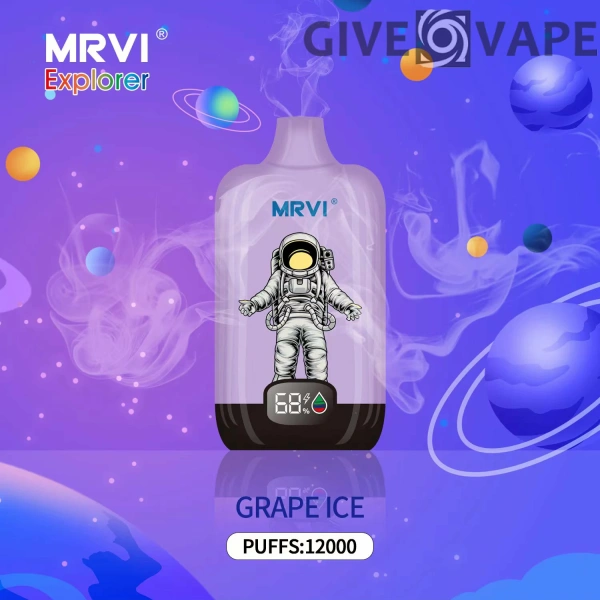 MRVI Explorer 12000 Puffs Digitaler Bildschirm 2% 3% 5% Nikotinarm, wiederaufladbar, Einweg-Vapes, Pen, Großpackung, Großhandel kaufen – GiveVape – 3