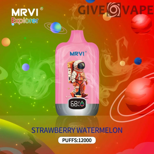 MRVI Explorer 12000 Puffs Digitaler Bildschirm 2% 3% 5% Nikotinarm, wiederaufladbar, Einweg-Vapes, Pen, Großpackung, Großhandel kaufen – GiveVape – 2