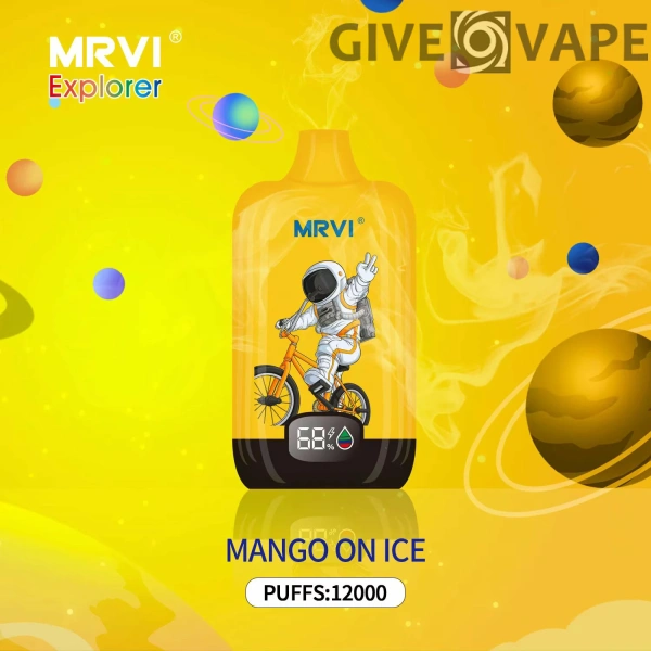 MRVI Explorer 12000 Puffs Digitaler Bildschirm 2% 3% 5% Nikotinarm, wiederaufladbar, Einweg-Vapes, Pen, Großpackung, Großhandel kaufen – GiveVape – 5
