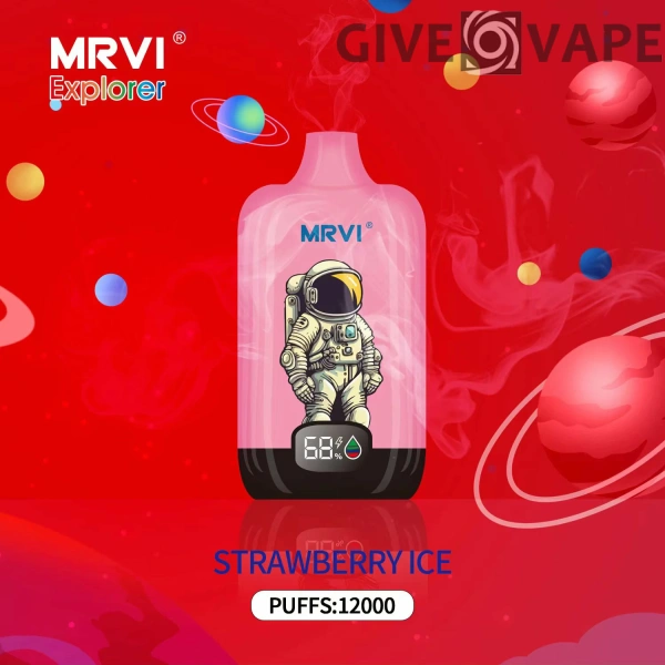 MRVI Explorer 12000 Puffs Digitaler Bildschirm 2% 3% 5% Nikotinarm, wiederaufladbar, Einweg-Vapes, Pen, Großpackung, Großhandel kaufen – GiveVape – 9