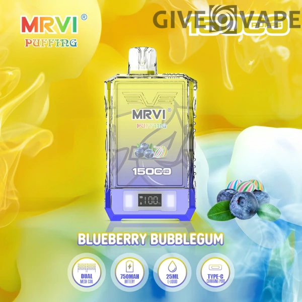 MRVI Puffing 15000 Puffs Dual Mesh Digital Screen 2% 5% Nikotinarm, wiederaufladbar, Einweg-Vapes, Pen, Großpackung, Großhandel kaufen – GiveVape – 8