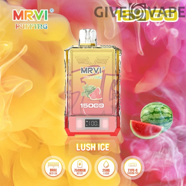 MRVI Puffing 15000 Puffs Dual Mesh Digital Screen 2% 5% Nikotinarm, wiederaufladbar, Einweg-Vapes, Pen, Großpackung, Großhandel kaufen – GiveVape – 9