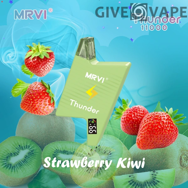 MRVI Thunder 11000 Puffs Digitaler Bildschirm 2% 3% 5% Nikotinarm, wiederaufladbar, Einweg-Vapes, Pen, Großpackung, Großhandel kaufen – GiveVape – 2