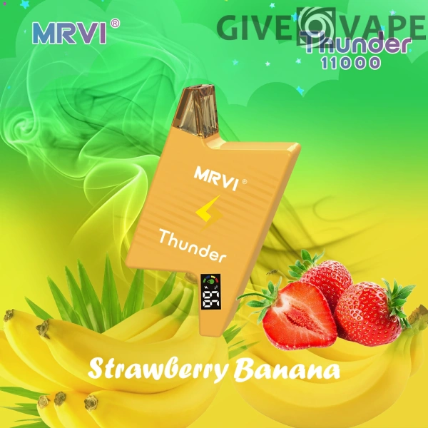 MRVI Thunder 11000 Puffs Digitaler Bildschirm 2% 3% 5% Nikotinarm, wiederaufladbar, Einweg-Vapes, Pen, Großpackung, Großhandel kaufen – GiveVape – 4