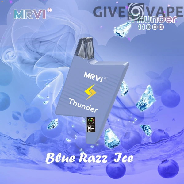 MRVI Thunder 11000 Puffs Digitaler Bildschirm 2% 3% 5% Nikotinarm, wiederaufladbar, Einweg-Vapes, Pen, Großpackung, Großhandel kaufen – GiveVape – 7
