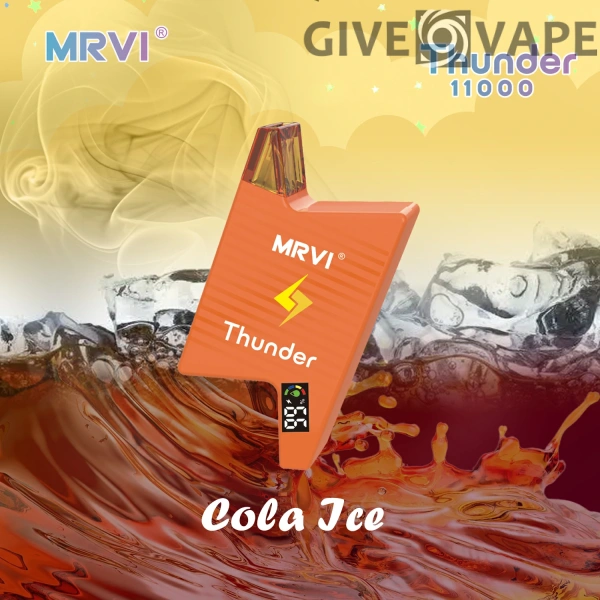 MRVI Thunder 11000 Puffs Digitaler Bildschirm 2% 3% 5% Nikotinarm, wiederaufladbar, Einweg-Vapes, Pen, Großpackung, Großhandel kaufen – GiveVape – 8