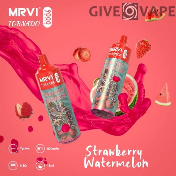 MRVI Tornado 9000 Puffs 2% 3% 5% Nikotinarm, wiederaufladbar, Einweg-Vapes, Pen, Großpackung, Großhandel kaufen – GiveVape – 4