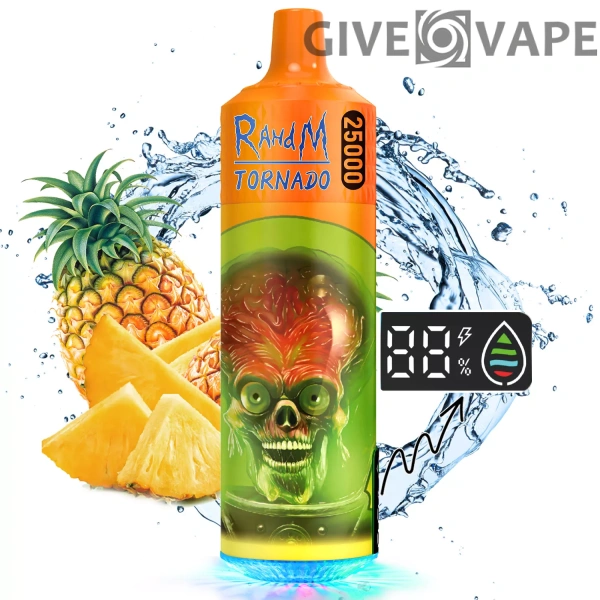 RahdM Tornado 25000 Puffs 2% Nikotinarm, wiederaufladbar, wiederaufladbar, Einweg-Vapes, Pen, Großpackung, Großhandel kaufen – GiveVape – 2
