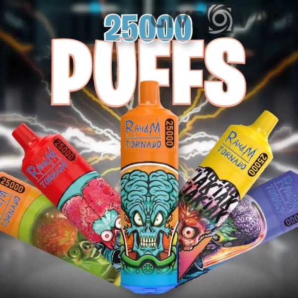 RahdM Tornado 25000 Puffs 2% Nikotinarm, wiederaufladbar, Einweg-Vapes, Pen, Großpackung, Großhandel kaufen – GiveVape – 1
