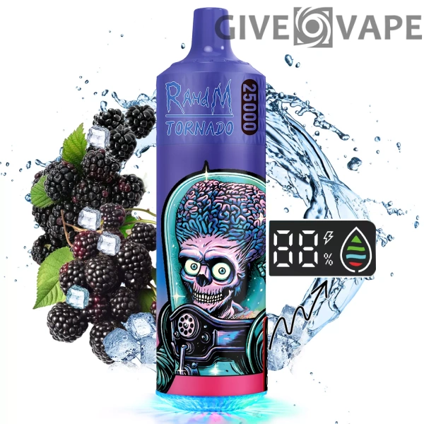 RahdM Tornado 25000 Puffs 2% Nikotinarm, wiederaufladbar, Einweg-Vapes, Pen, Großpackung, Großhandel kaufen – GiveVape – 8