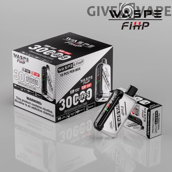 WASPE FIHP 30000 Puffs Dual Mesh 0% 2% 5% LED-Anzeige Nikotinarm, wiederaufladbar, Einweg-Vapes, Pen, Großpackung, Großhandel kaufen – GiveVape – 12