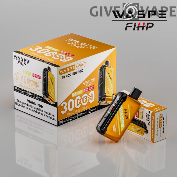 WASPE FIHP 30000 Puffs Dual Mesh 0% 2% 5% LED-Anzeige Nikotinarm, wiederaufladbar, Einweg-Vapes, Pen, Großpackung, Großhandel kaufen – GiveVape – 11