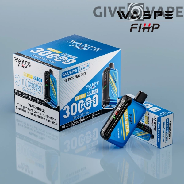 WASPE FIHP 30000 Puffs Dual Mesh 0% 2% 5% LED-Anzeige Nikotinarm, wiederaufladbar, Einweg-Vapes, Pen, Großpackung, Großhandel kaufen – GiveVape – 7