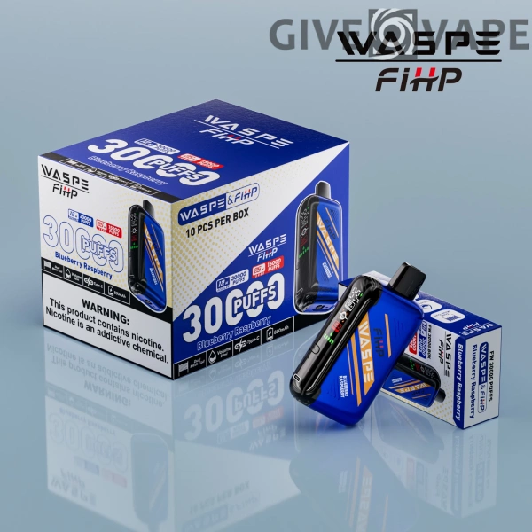 WASPE FIHP 30000 Puffs Dual Mesh 0% 2% 5% LED-Anzeige Nikotinarm, wiederaufladbar, Einweg-Vapes, Pen, Großpackung, Großhandel kaufen – GiveVape – 6