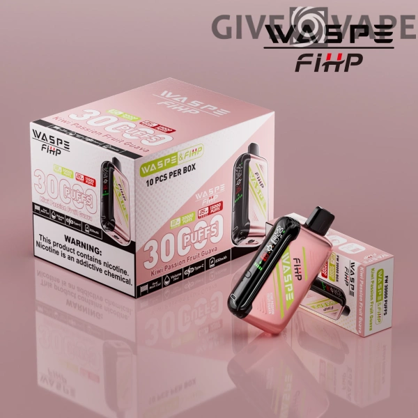WASPE FIHP 30000 Puffs Dual Mesh 0% 2% 5% LED-Anzeige Nikotinarm, wiederaufladbar, Einweg-Vapes, Pen, Großpackung, Großhandel kaufen – GiveVape – 5