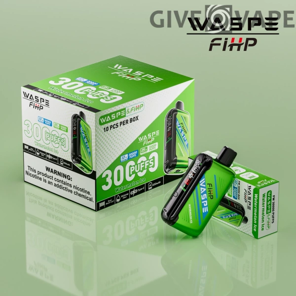 WASPE FIHP 30000 Puffs Dual Mesh 0% 2% 5% LED-Anzeige Nikotinarm, wiederaufladbar, Einweg-Vapes, Pen, Großpackung, Großhandel kaufen – GiveVape – 3