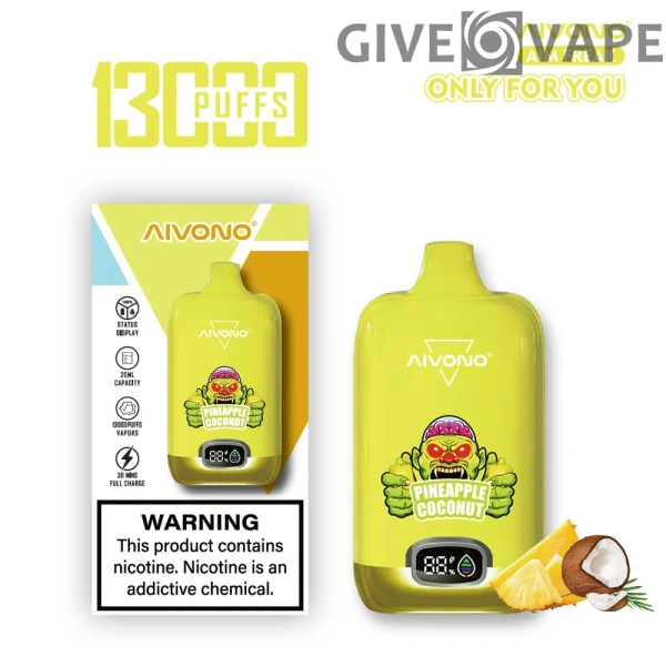 AIVONO AIM FREAK 13000 Puffs Digitaler Bildschirm 0% 2% 3% 5% Nikotinarm, wiederaufladbar, Einweg-Vapes, Pen, Großpackung, Großhandel kaufen – GiveVape – 5