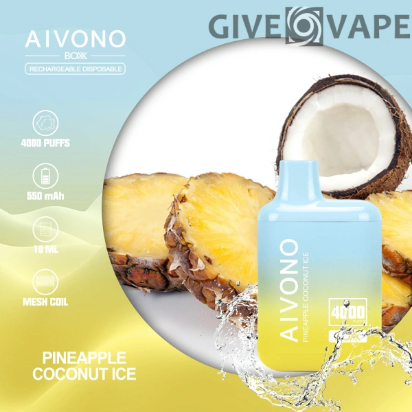 AIVONO AIM BOXX 4000 Puffs 0% 2% 5% Nikotinarm, wiederaufladbar, Einweg-Vapes, Pen, Großpackung, Großhandel kaufen – GiveVape – 3