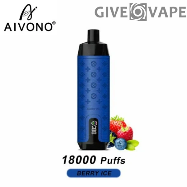 AIVONO Deluxe Bar 18000 Puffs Shisha Digitaler Bildschirm 0% 2% 3% 5% Nikotinarm, wiederaufladbar, Einweg-Vapes, Pen, Großpackung, Großhandel kaufen – GiveVape – 10