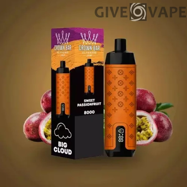 Al Fakher Crown Bar Pro 8000 Puffs LED-Display mit niedrigem Nikotingehalt, wiederaufladbarer Einweg-Vape-Stift, Großkauf im Großhandel – europäischer Lagerbestand – GiveVape – 2