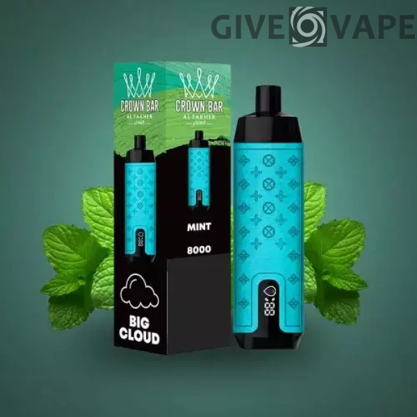 Al Fakher Crown Bar Pro 8000 Puffs, LED-Display, nikotinarm, wiederaufladbar, Einweg-Vapes, Pen, Massenkauf im Großhandel – europäischer Lagerbestand – GiveVape – 6