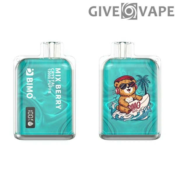 BIMO Crystal 12000 Rookwolken 2% 5% Oplaadbare wegwerpvapes-pen met laag nicotinegehalte Bulk kopen groothandel - GiveVape - 3