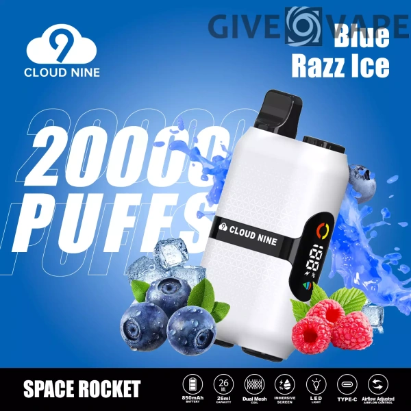 CLOUD NINE D33 20000 Puffs Dual Mesh Immersive Screen 5% Nikotinarm, wiederaufladbar, Einweg-Vapes, Pen, Großpackung, Großhandel kaufen – GiveVape – 2