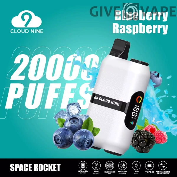 CLOUD NINE D33 20000 Puffs Dual Mesh Immersive Screen 5% Nikotinarm, wiederaufladbar, Einweg-Vapes, Pen, Großpackung, Großhandel kaufen – GiveVape – 6