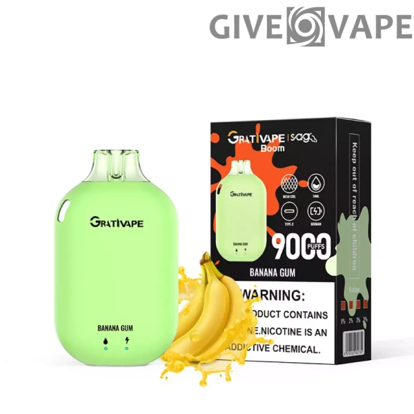 Grativape Boom 9000 Puffs 0% 2% 3% 5% Nikotinarm, wiederaufladbar, Einweg-Vapes, Pen, Großpackung, Großhandel kaufen – GiveVape – 13