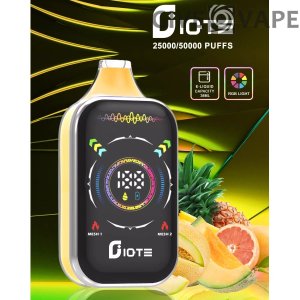 IQTE 50000 Puffs Dual Mesh RGB Vollbild 0% 2% 5% Nikotinarm, wiederaufladbar, Einweg-Vapes, Pen, Großpackung, Großhandel kaufen – GiveVape – 2