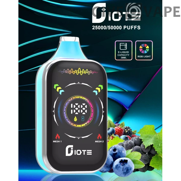 IQTE 50000 Puffs Dual Mesh RGB Vollbild 0% 2% 5% Nikotinarm, wiederaufladbar, Einweg-Vapes, Pen, Großpackung, Großhandel kaufen – GiveVape – 6