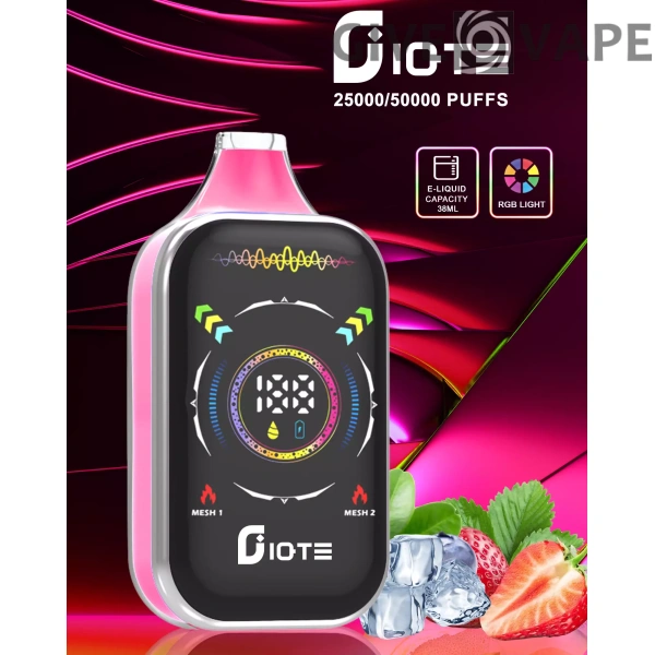 IQTE 50000 Puffs Dual Mesh RGB Vollbild 0% 2% 5% Nikotinarm, wiederaufladbar, Einweg-Vapes, Pen, Großpackung, Großhandel kaufen – GiveVape – 8