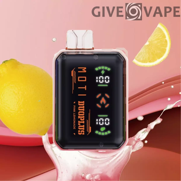 MOTI Duoplus 25000 Puffs Dual Mesh Smart Max Screen 3% Nikotinarm, wiederaufladbar, Einweg-Vapes, Pen, Großpackung, Großhandel kaufen – GiveVape – 3