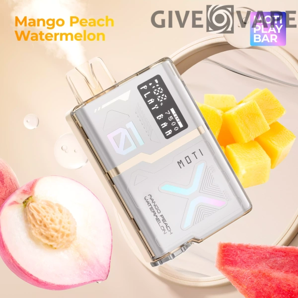 MOTI Play Bar 7500 Puffs Crystal Digital Screen 5% Nikotinarm, wiederaufladbar, Einweg-Vapes, Pen, Großpackung, Großhandel kaufen – GiveVape – 11